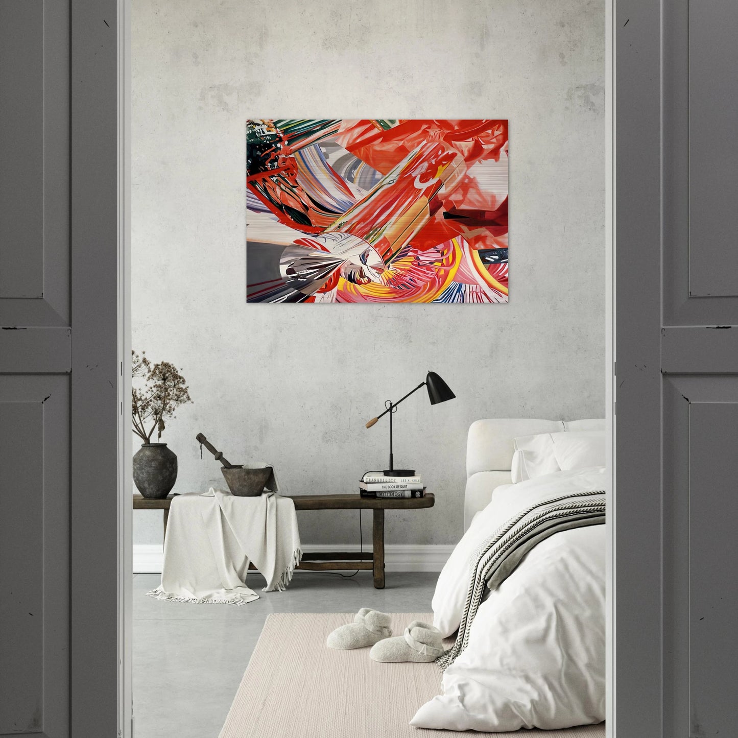 Hitchhiker - Speed of Light - James Rosenquist Brushed Aluminum Print - 70x100 cm / 28x40 inches | James Rosenquist Aluminum Print | James Rosenquist Prints