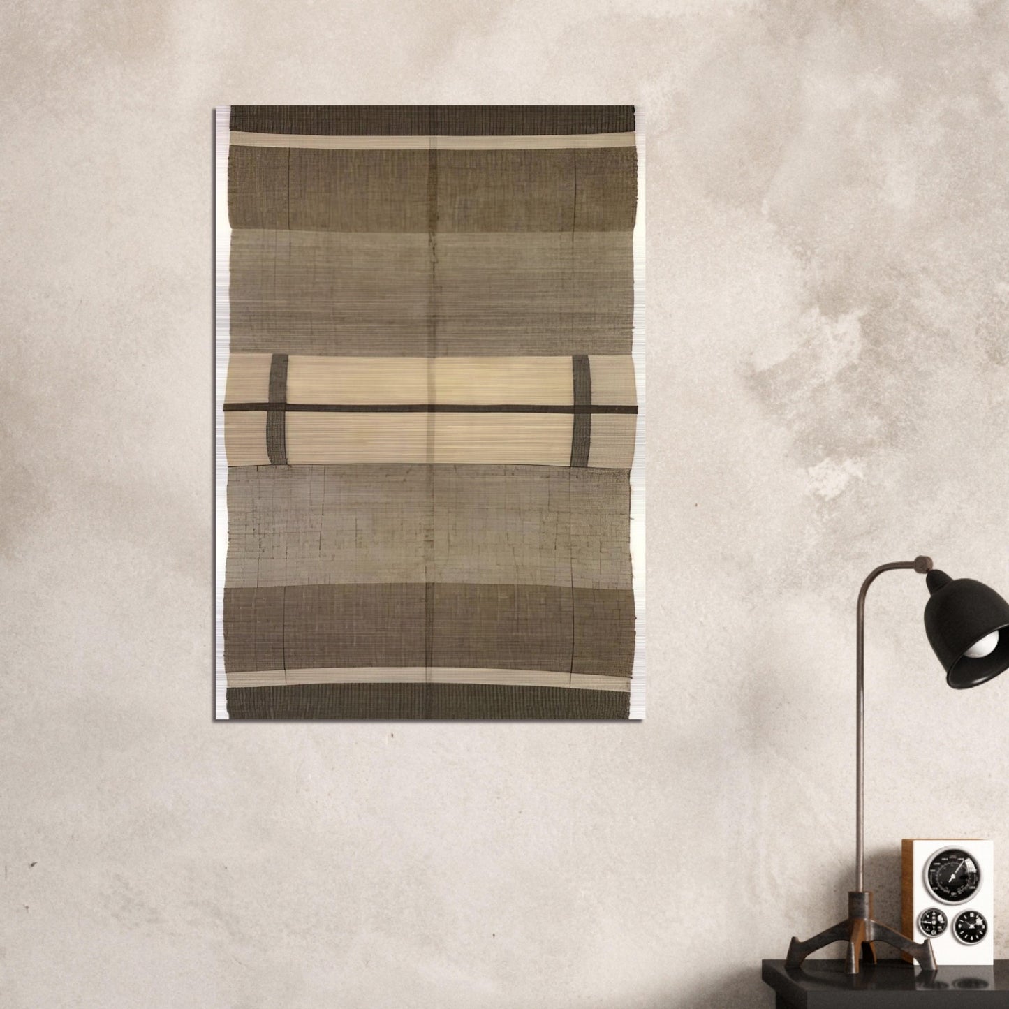 WALL HANGING 1924 - Anni Albers Brushed Aluminum Print - 70x100 cm / 28x40 inches | Anni Albers Aluminum Print | Anni Albers Prints