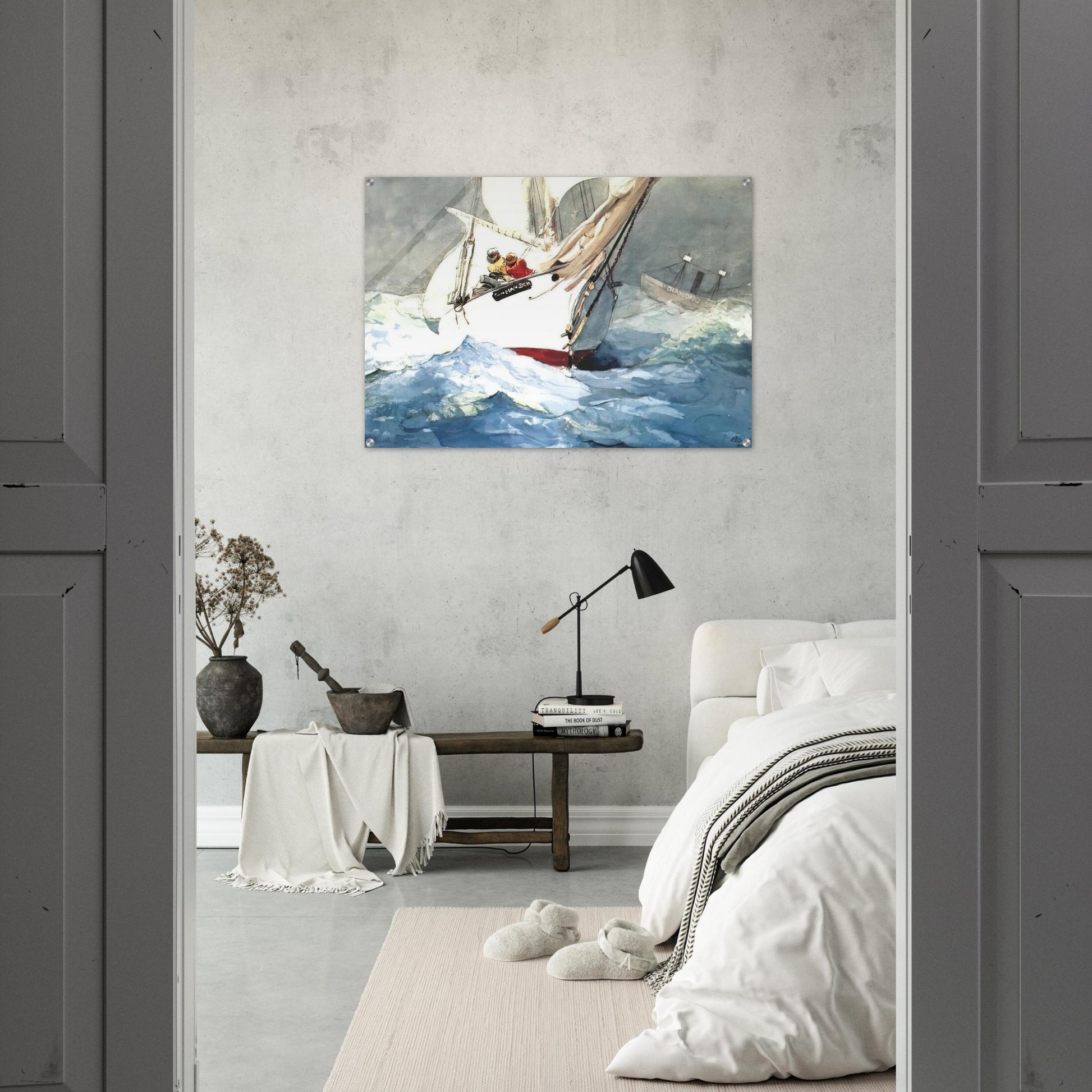 DIAMOND SHOAL - Winslow Homer Acrylic Print - 70x100 cm / 28x40″ inches