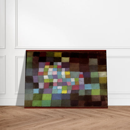 ABSTRACTION WITH REFERENCE TO A FLOWERING TREE 1925 - Paul Klee Brushed Aluminum Print - 70x100 cm / 28x40 inches | Paul Klee Aluminum Print | Paul Klee Prints