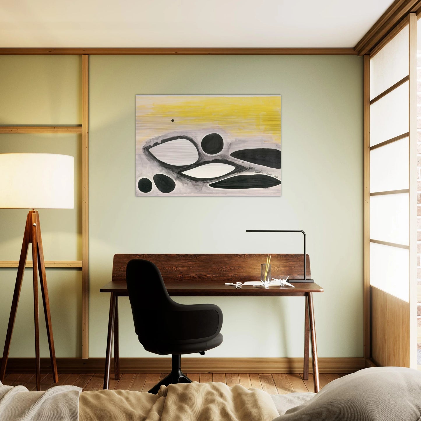 UNTITLED 1946 0 - Alexander Calder Brushed Aluminum Print - 70x100 cm / 28x40 inches | Alexander Calder Aluminum Print | Alexander Calder Prints