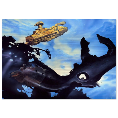 Chris Foss - Chris Foss Brushed Aluminum Print - 70x100 cm / 28x40 inches | Chris Foss Aluminum Print | Chris Foss Prints