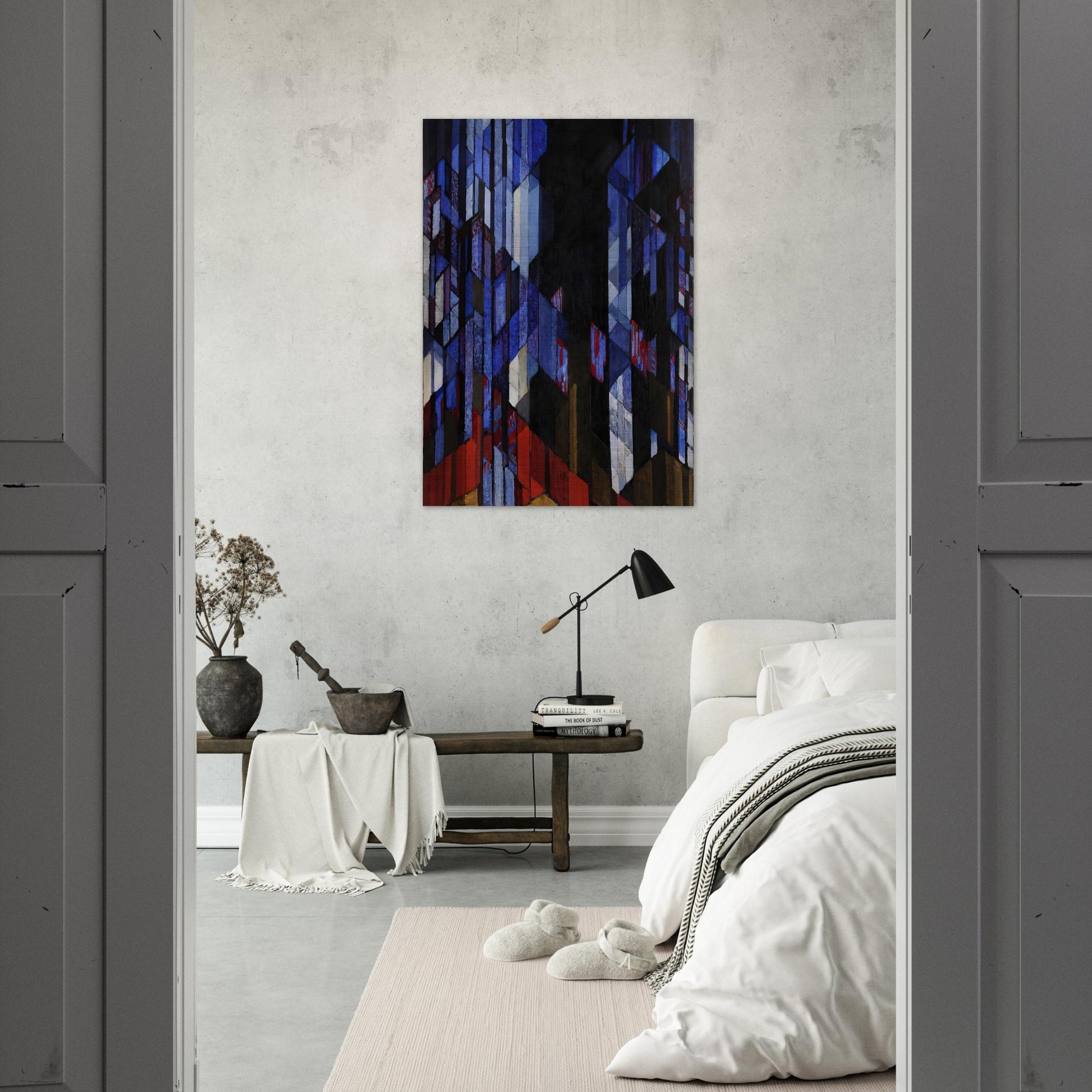 Cathedral - Frantisek Kupka Brushed Aluminum Print - 70x100 cm / 28x40 inches | Frantisek Kupka Aluminum Print | Frantisek Kupka Prints