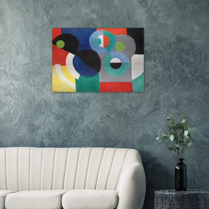 RYTHME COLORE - Sonia Delaunay Brushed Aluminum Print - 70x100 cm / 28x40 inches | Sonia Delaunay Aluminum Print | Sonia Delaunay Prints