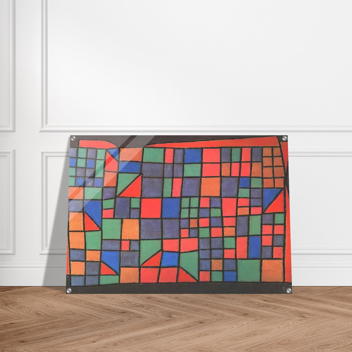 GLASS FACADE 1940 - Paul Klee Acrylic Print - 70x100 cm / 28x40″ inches | Paul Klee Wall Art | Paul Klee Prints