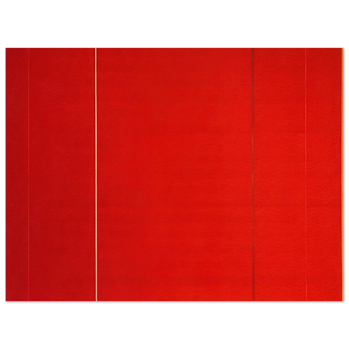 Barnett Newman - Vir Heroicus Sublimis  75x100 cm / 30x40inches Fine Art Poster