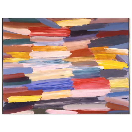 Ronnie Landfield - Something Else - 1967  75x100 cm / 30x40inches Fine Art Poster