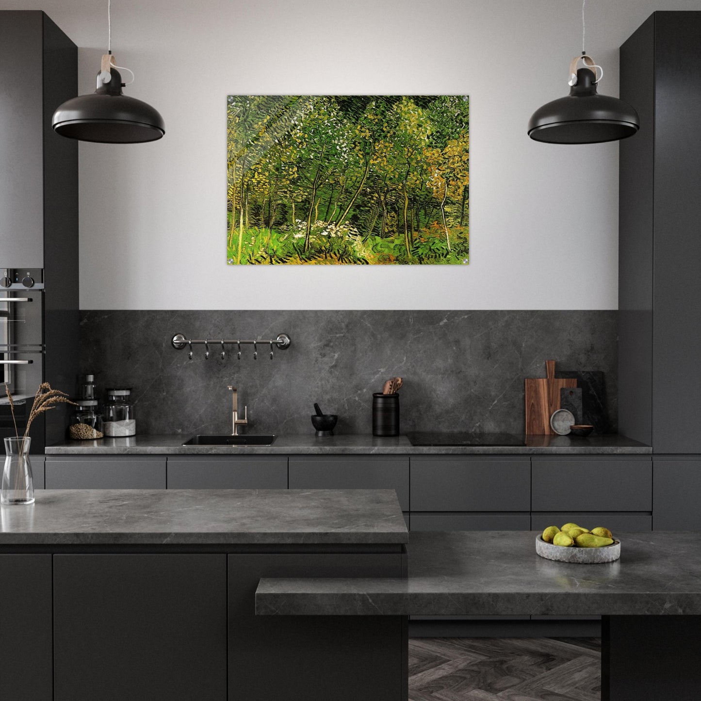 The Grove - Vincent van Gogh Acrylic Print - 70x100 cm / 28x40″ inches