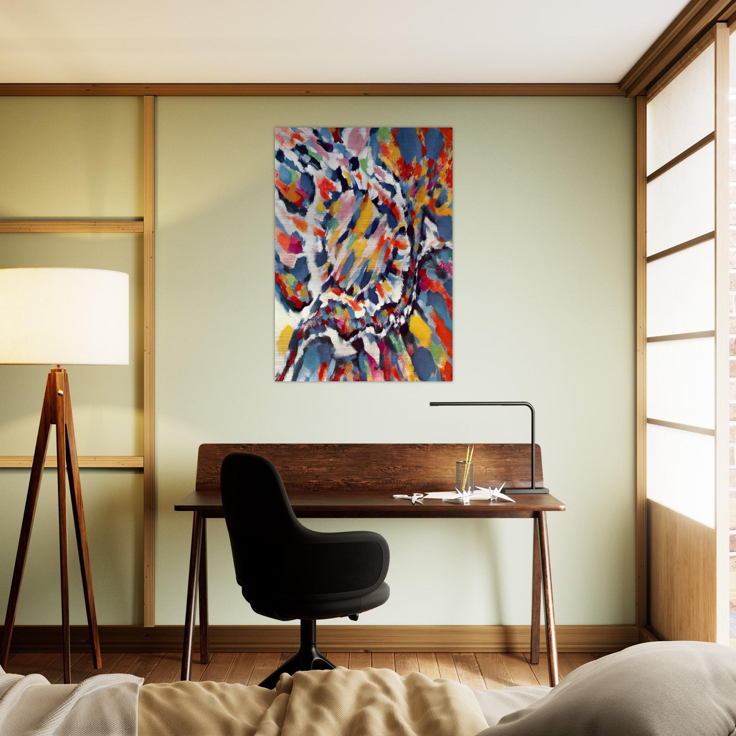 La Sève - 1963 - Alfred Manessier Brushed Aluminum Print - 70x100 cm / 28x40 inches | Alfred Manessier Aluminum Print | Alfred Manessier Prints