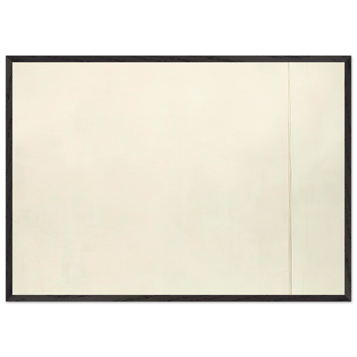 The Voice - Barnett Newman 70x100 cm / 28x40 inches Framed Art Print – Black Wooden Frame
