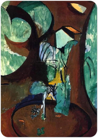 GARDEN AT ISSY By Henri Matisse Pack of 10 Post Cards | Henri Matisse Post Cards | A6 (10.5 x 14.8 cm) - 4.1 x 5.8 inches