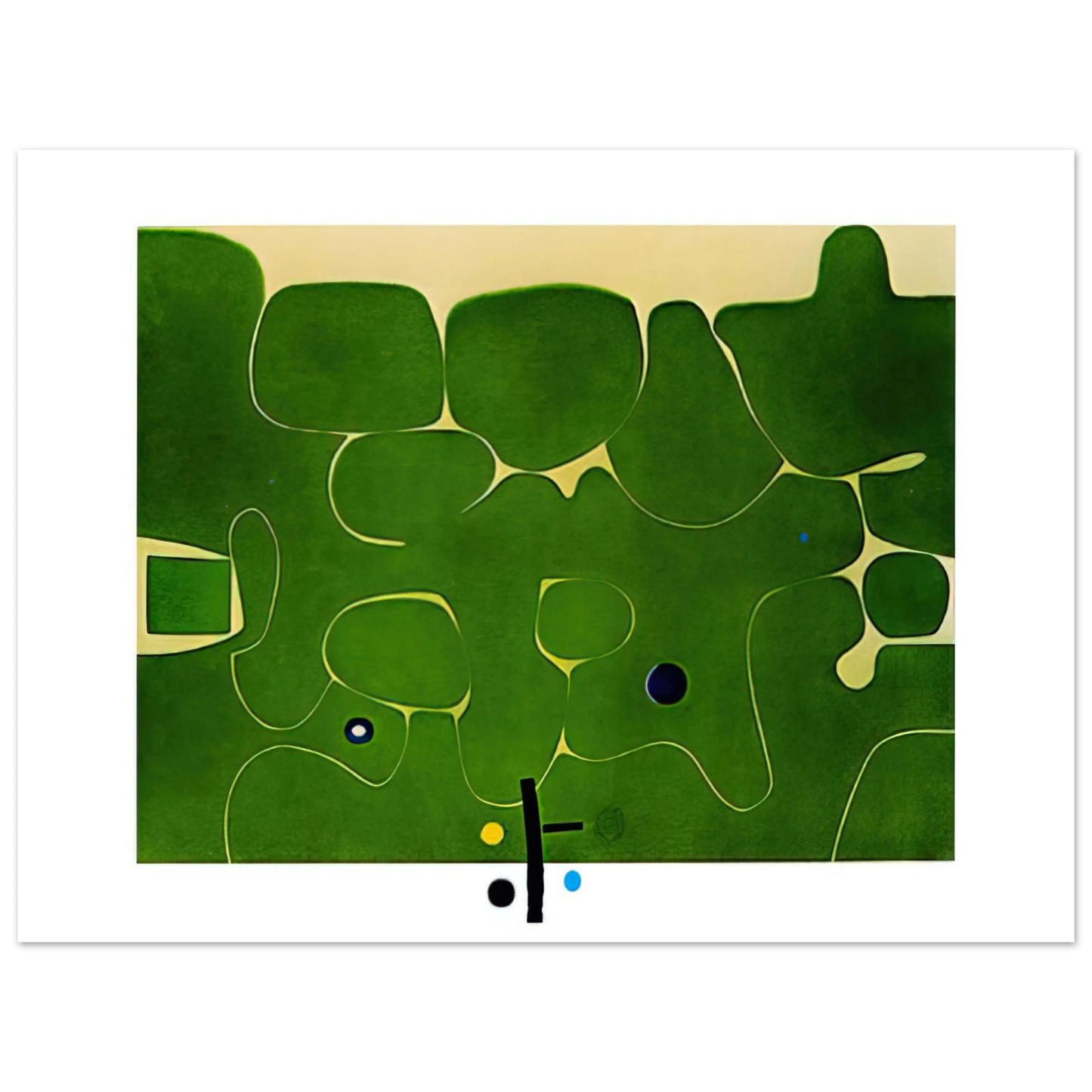 Victor Pasmore - Il Labirinto della Psiche - 1986  75x100 cm / 30x40inches Fine Art Poster