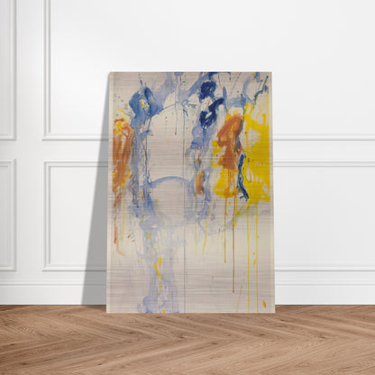 Painting - Sam Francis Brushed Aluminum Print - 70x100 cm / 28x40 inches | Sam Francis Aluminum Print | Sam Francis Prints
