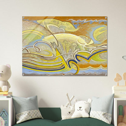Abstraction 30 - 1955 - Lawren Harris Acrylic Print - 70x100 cm / 28x40″ inches