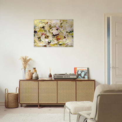 STILL LIFE WITH GRAPEFRUITS 1954 - Audrey Flack Brushed Aluminum Print - 70x100 cm / 28x40 inches | Audrey Flack Aluminum Print | Audrey Flack Prints