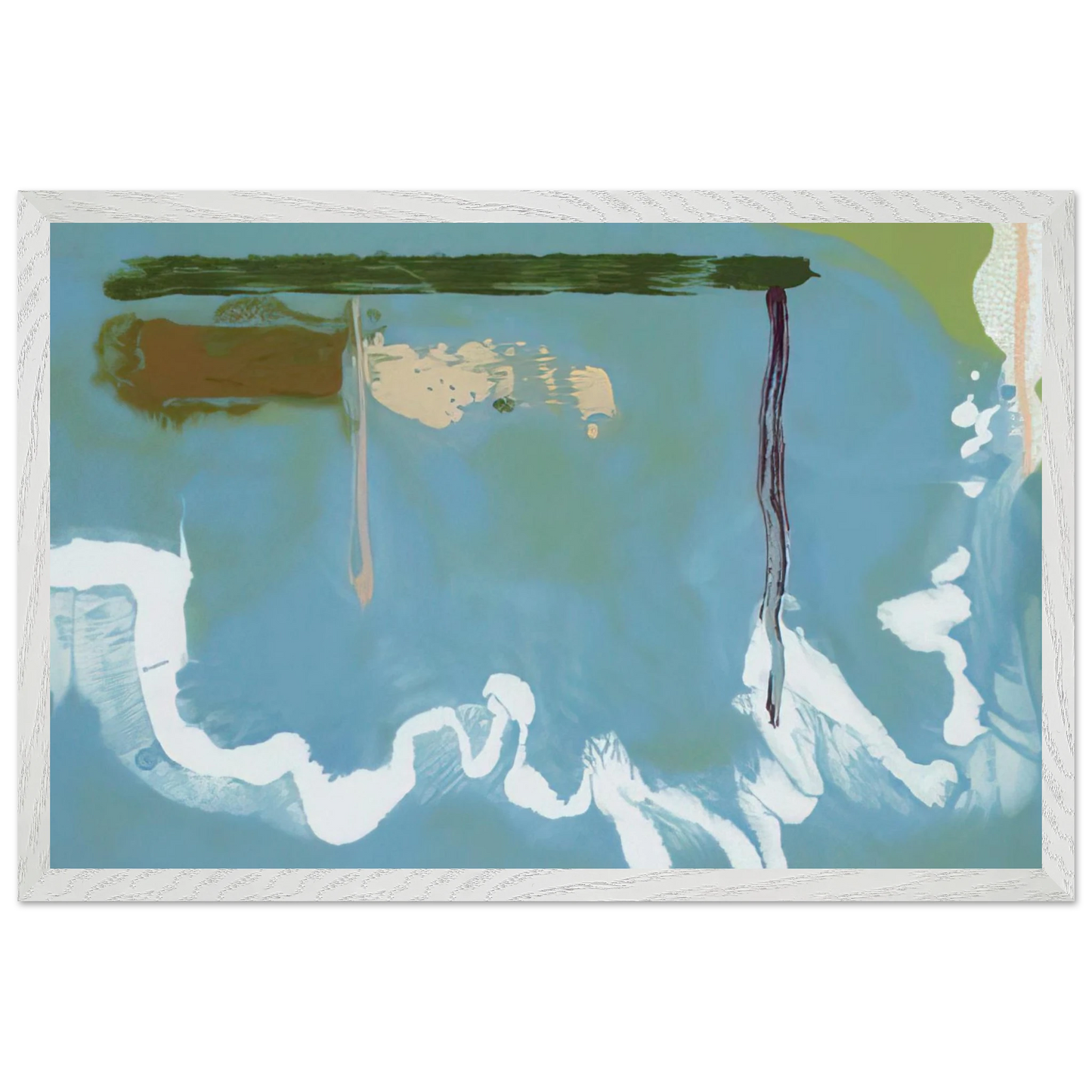 Helen Frankenthaler - Skywriting - 1997 Wall art - A3 (29.7 x 42  cm) - Fine Art Poster-canvas - -