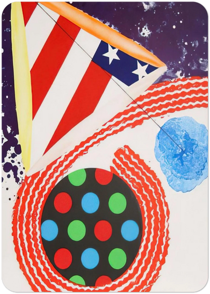 A Free for All By James Rosenquist Pack of 10 Post Cards | James Rosenquist Post Cards | A6 (10.5 x 14.8 cm) - 4.1 x 5.8 inches