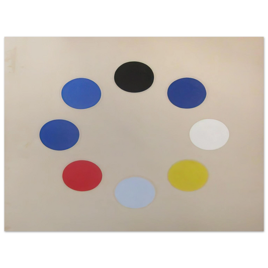 Thomas Downing - Untitled Black Star - 1965  75x100 cm / 30x40inches Fine Art Poster