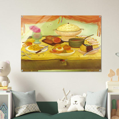 STILL LIFE - Fernando Botero Acrylic Print - 70x100 cm / 28x40″ inches