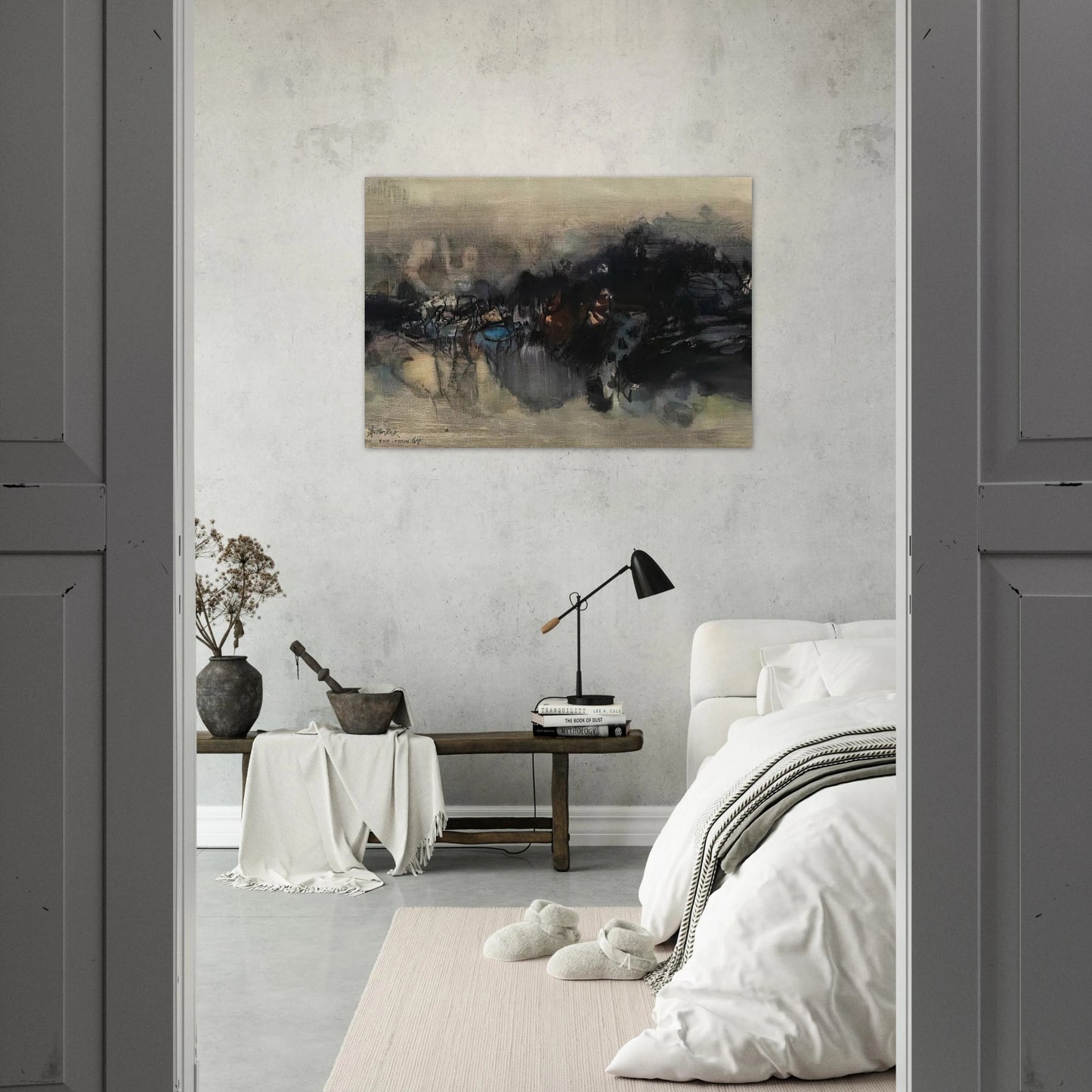UNTITLED 1964 - Chu teh Chun Brushed Aluminum Print - 70x100 cm / 28x40 inches | Chu teh Chun Aluminum Print | Chu teh Chun Prints