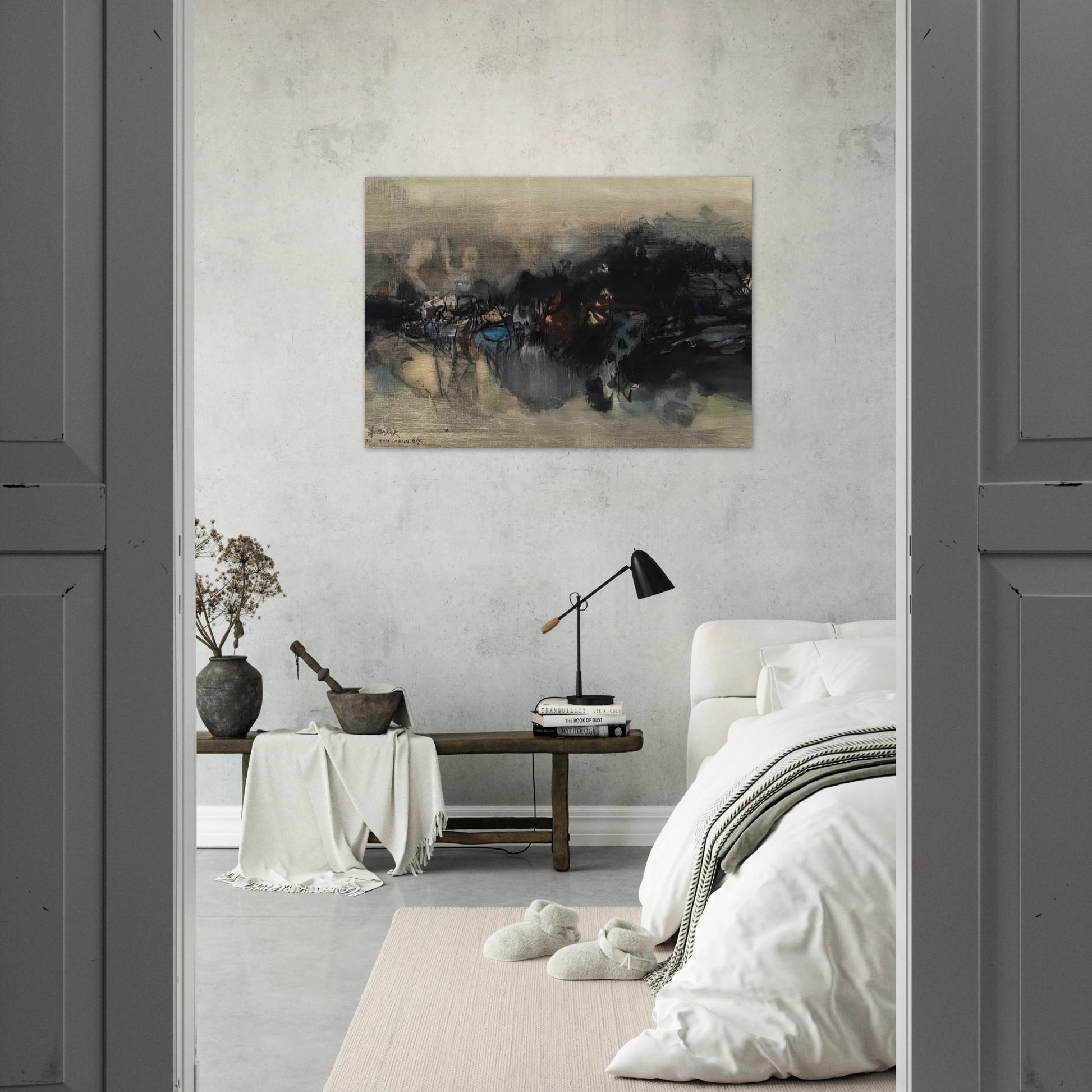 UNTITLED 1964 - Chu teh Chun Brushed Aluminum Print - 70x100 cm / 28x40 inches | Chu teh Chun Aluminum Print | Chu teh Chun Prints