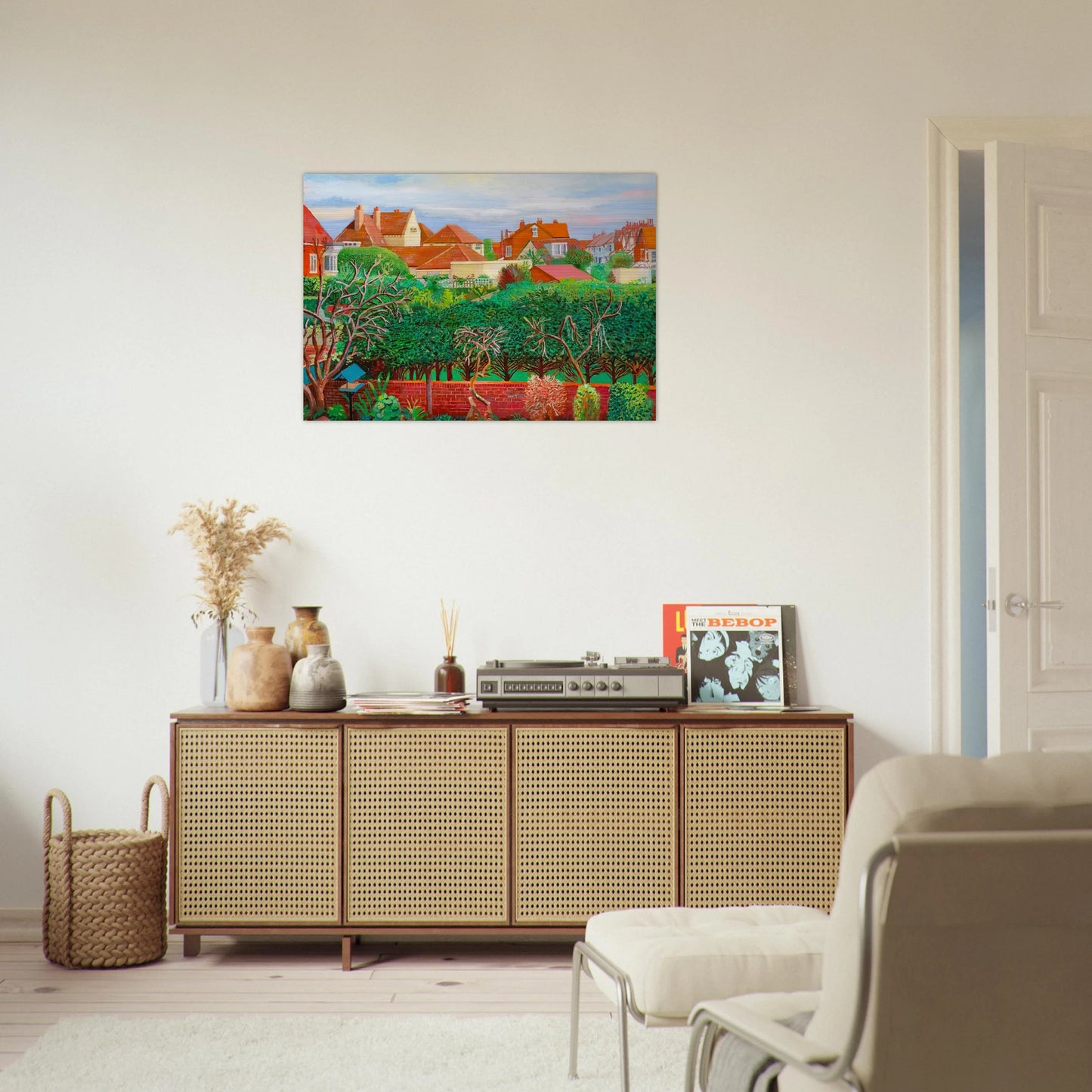 David Hockney - David Hockney Brushed Aluminum Print - 70x100 cm / 28x40 inches | David Hockney Aluminum Print | David Hockney Prints | David Hockney Art | Artwork by David Hockney