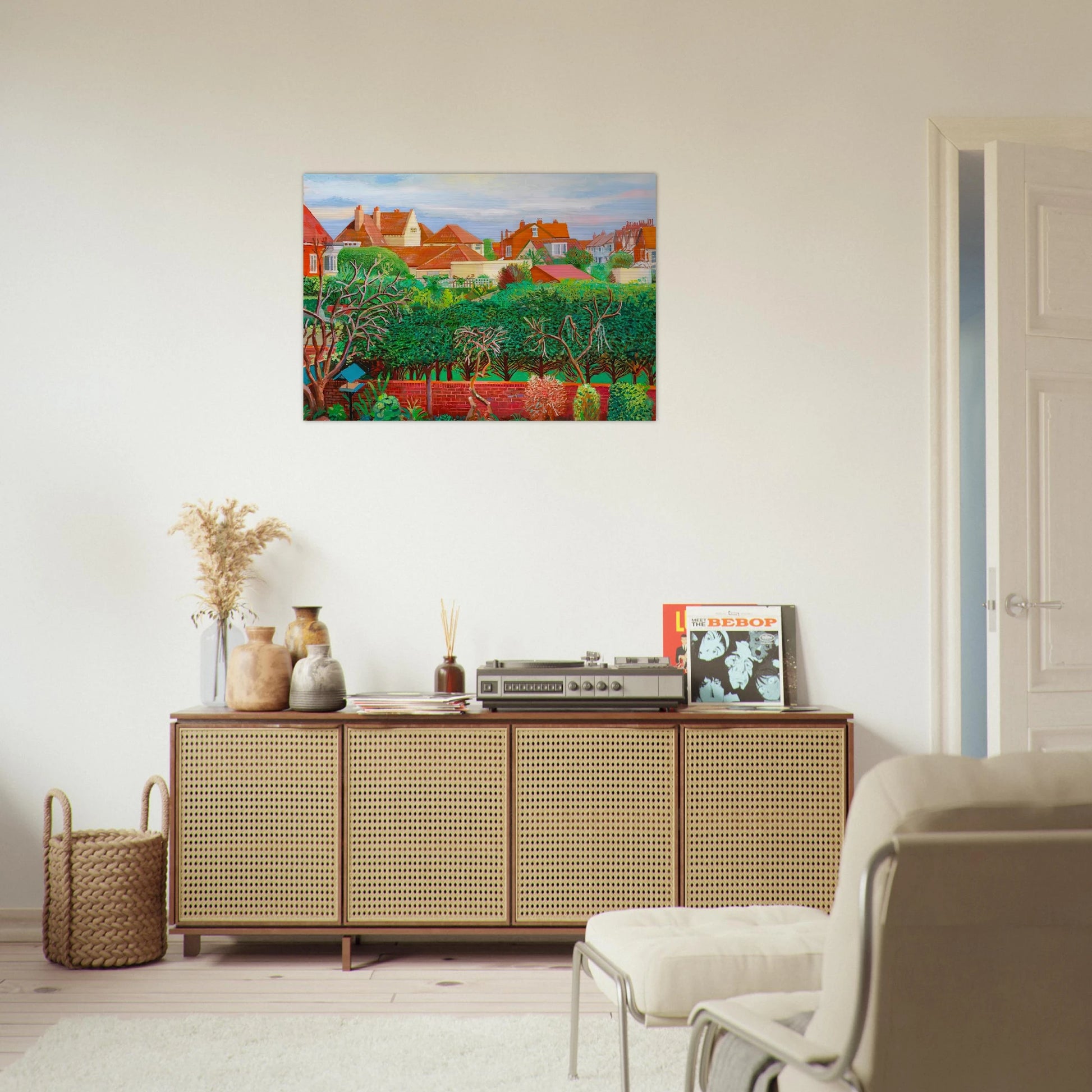 David Hockney - David Hockney Brushed Aluminum Print - 70x100 cm / 28x40 inches | David Hockney Aluminum Print | David Hockney Prints | David Hockney Art | Artwork by David Hockney