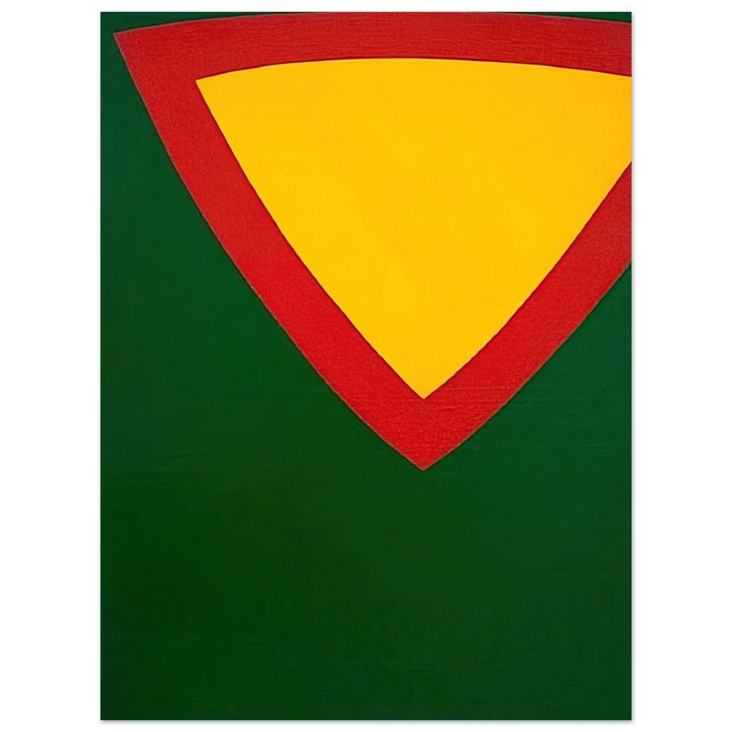 Al Held - Purple Triangle  75x100 cm / 30x40inches Fine Art Poster