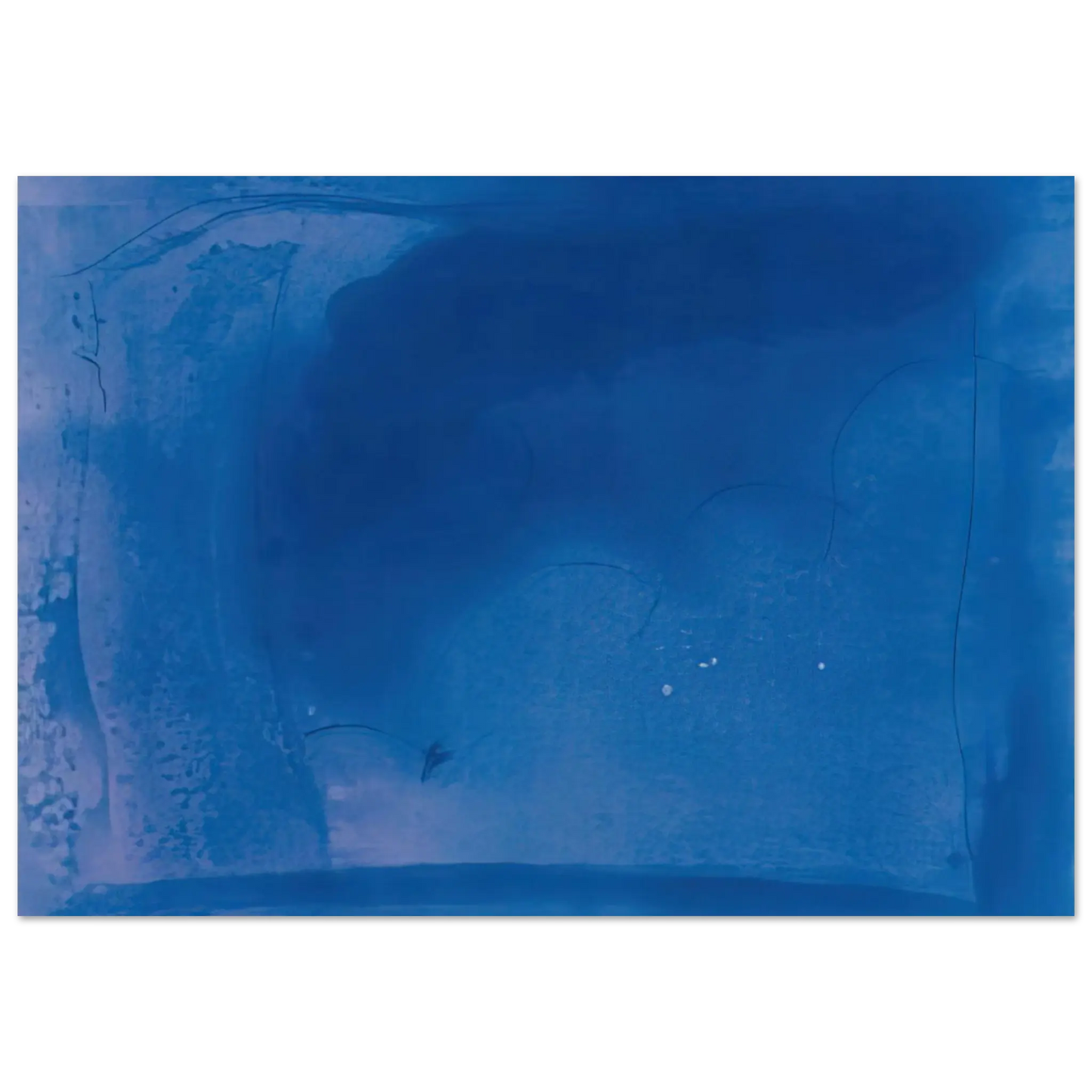 Helen Frankenthaler - Corot s Mark - 1987 Wall art - 15x20 cm / 6x8 Inches - Premium Wooden Framed Poster With Fine Art Paper - Wood frame