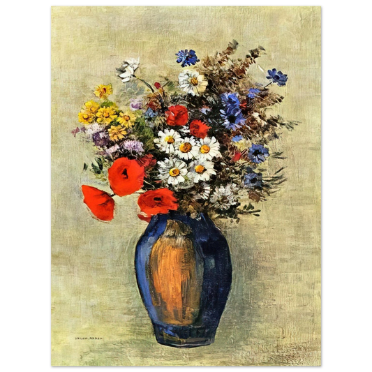Odilon Redon - VASE OF FLOWERS 2  75x100 cm / 30x40inches Fine Art Poster