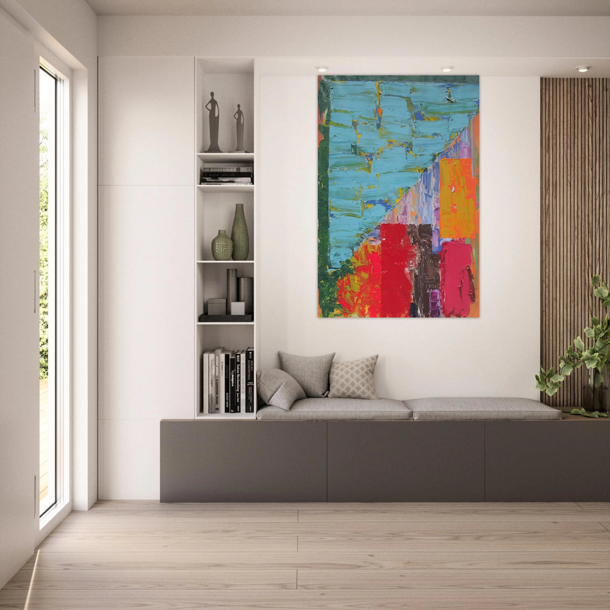 25.4.78 - 1978 - John Hoyland Art Prints - 100x150 cm / 40x60″ inches | John Hoyland Poster | John Hoyland Prints