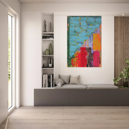 25.4.78 - 1978 - John Hoyland Art Prints - 100x150 cm / 40x60″ inches | John Hoyland Poster | John Hoyland Prints