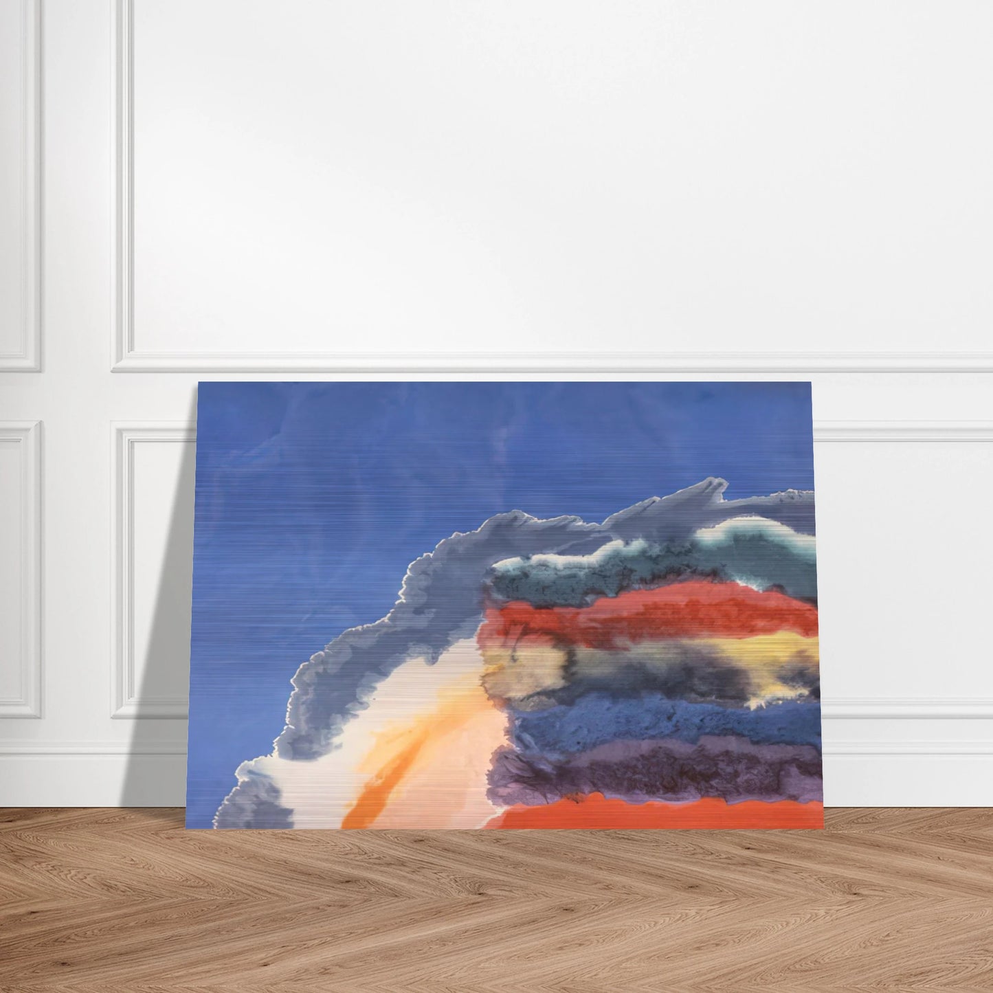 Shenandoah - 1970 - Ronnie Landfield Brushed Aluminum Print - 70x100 cm / 28x40 inches | Ronnie Landfield Aluminum Print | Ronnie Landfield Prints