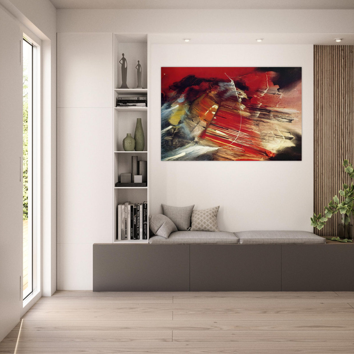 Dakota Ridge - 1958 - Paul Jenkins Art Prints - 100x150 cm / 40x60″ inches | Paul Jenkins Poster | Paul Jenkins Prints