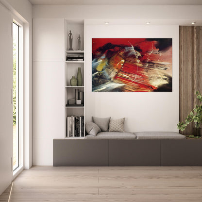 Dakota Ridge - 1958 - Paul Jenkins Art Prints - 100x150 cm / 40x60″ inches | Paul Jenkins Poster | Paul Jenkins Prints
