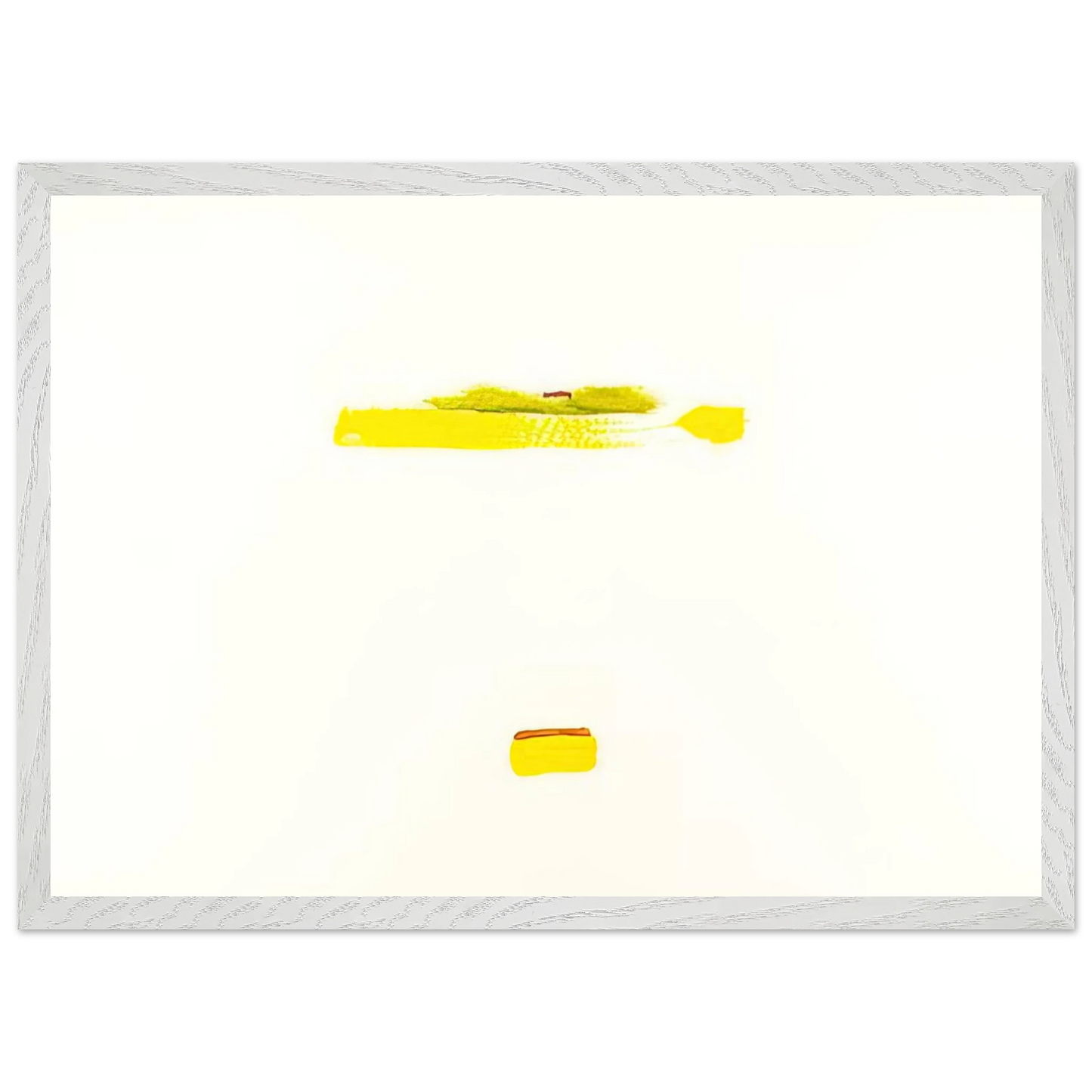 Helen Frankenthaler - New York III - 1972 Wall art - 50x70 cm / 20x28 inches - Premium Wooden Framed Poster With Fine Art Paper-canvas - Black frame