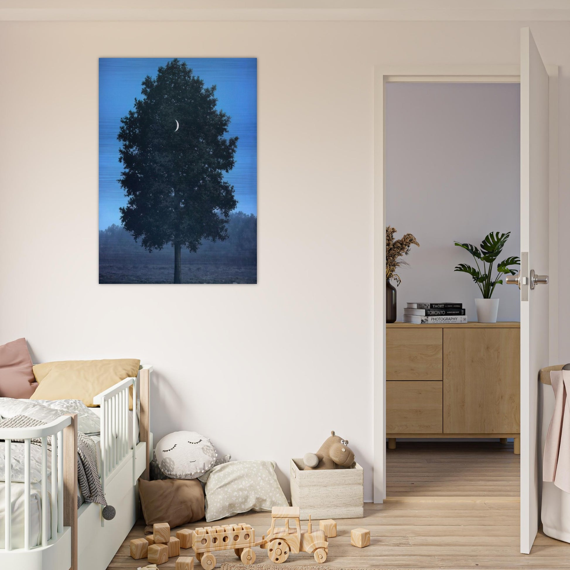 SIXTEENTH OF SEPTEMBER 1956 - Rene Magritte Brushed Aluminum Print - 70x100 cm / 28x40 inches | Rene Magritte Aluminum Print | Rene Magritte Prints