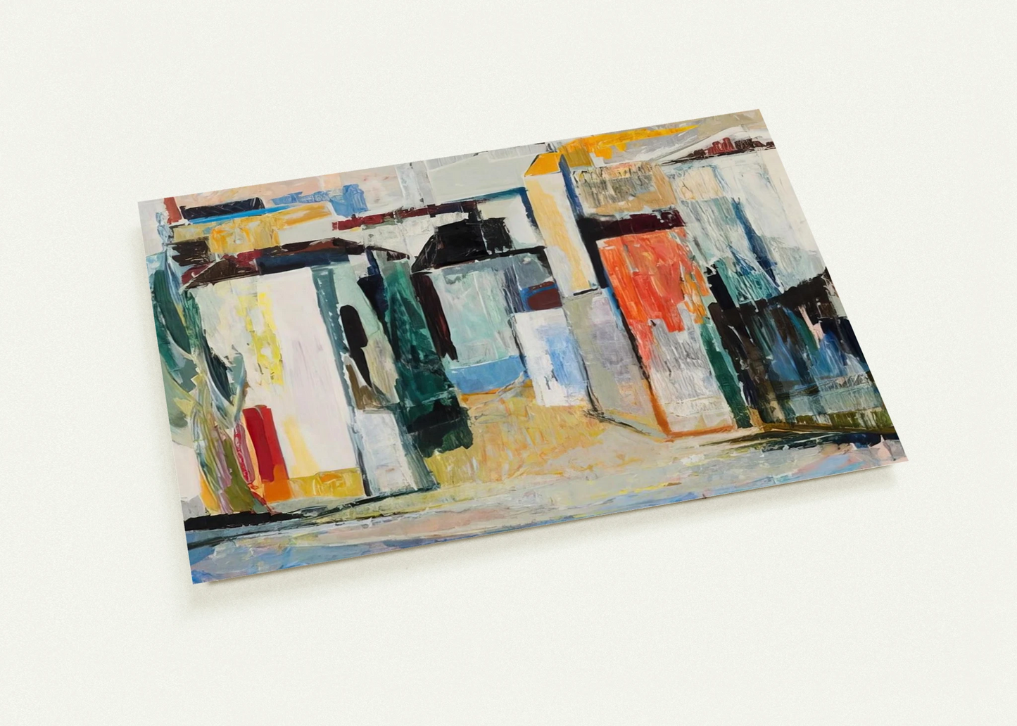 Houses - 1962 By Tove Jansson Pack of 10 Post Cards | Tove Jansson Post Cards | A6 (10.5 x 14.8 cm) - 4.1 x 5.8 inches