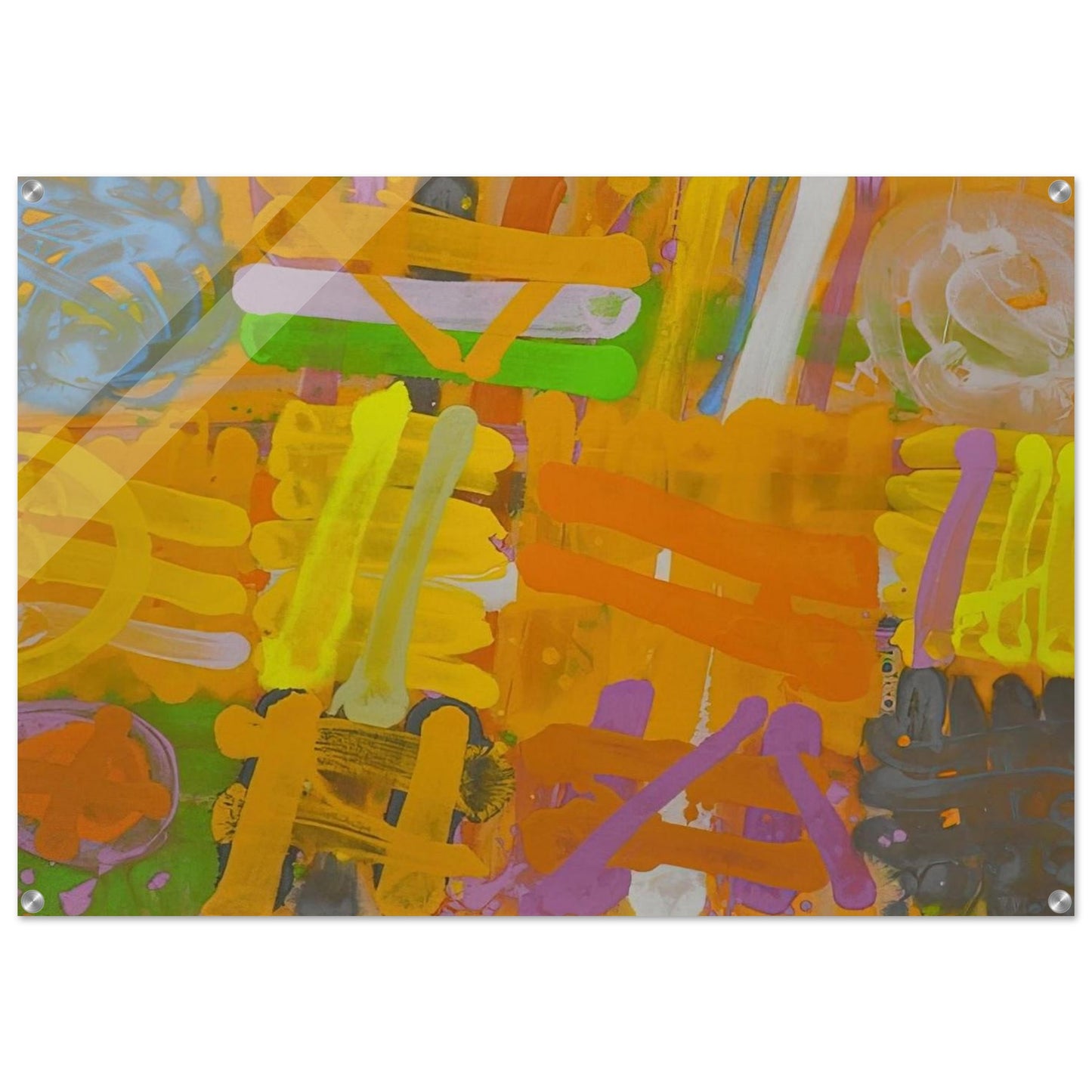 Pomona - 1991 - Albert Irvin Acrylic Print - 70x100 cm / 28x40″ inches