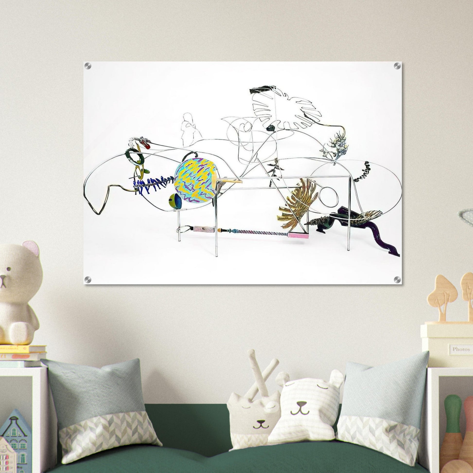 GRANDE NATURE MORTE 1987 - Nancy Graves Acrylic Print - 70x100 cm / 28x40″ inches | Nancy Graves Wall Art | Nancy Graves Prints