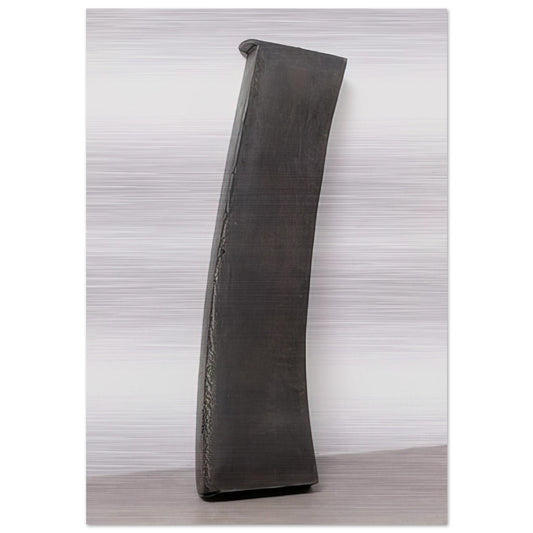 CHUNK 1967 - Richard Serra Brushed Aluminum Print - 70x100 cm / 28x40 inches | Richard Serra Aluminum Print | Richard Serra Prints