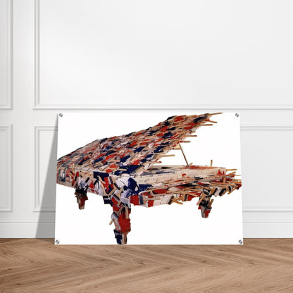 La Marseillaise - 1989 - Arman Acrylic Print - 70x100 cm / 28x40″ inches | Arman Wall Art | Arman Prints