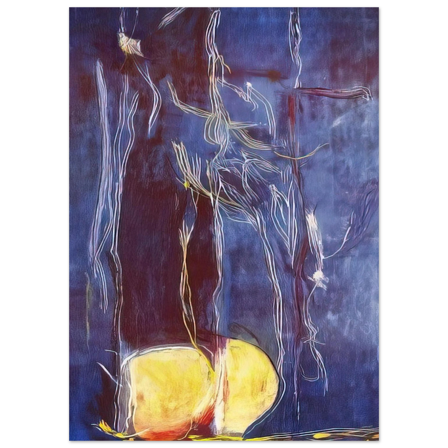 Helen Frankenthaler - All About Blue - 1994 Wall art - 30x40 cm / 12x16 inches - Fine Art Poster-canvas - -