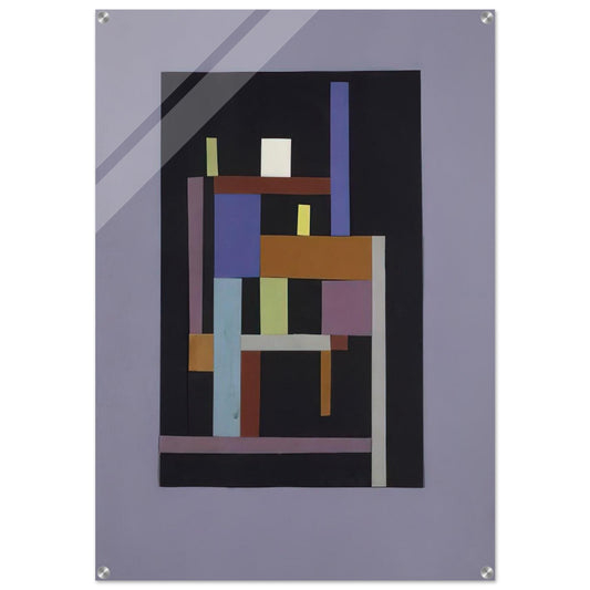 Collage - 1938 - Ad Reinhardt Acrylic Print - 70x100 cm / 28x40″ inches | Ad Reinhardt Wall Art | Ad Reinhardt Prints