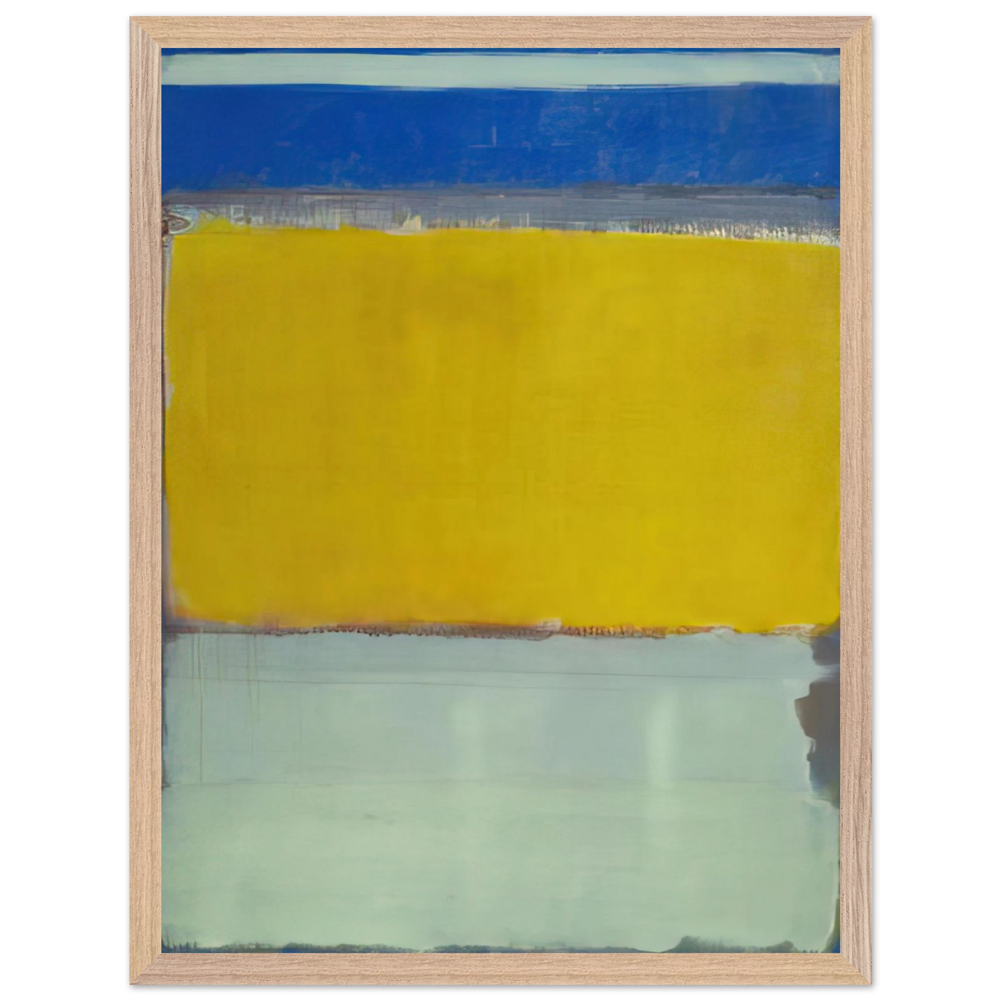 Mark Rothko - No.10 - 1950 Wall Art - 60x80 cm / 24x32 inches - Premium Wooden Framed Poster With Fine Art Paper-canvas - Black frame