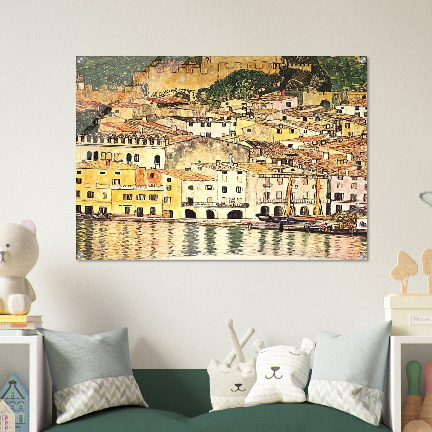 MALCESINE ON LAKE GARDA - Gustav Klimt Acrylic Print - 70x100 cm / 28x40″ inches | Gustav Klimt Wall Art | Gustav Klimt Prints