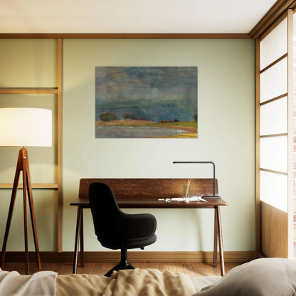 Dodge Ranch - Tonalism - Xavier Martinez Brushed Aluminum Print - 70x100 cm / 28x40 inches | Xavier Martinez Aluminum Print | Xavier Martinez Prints
