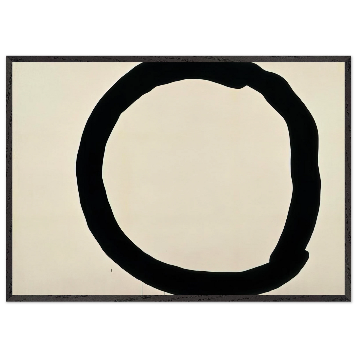 Wall artWork - 1965 - Jiro Yoshihara 70x100 cm / 28x40 inches Framed Art Print – Black Wooden Frame
