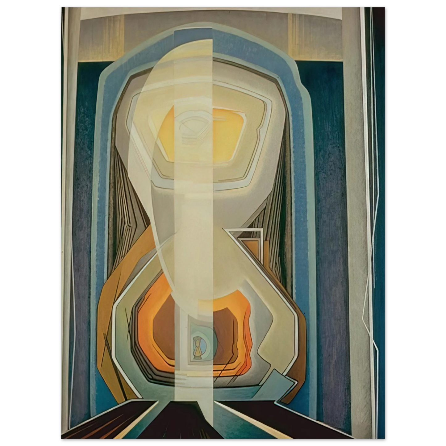 Lawren Harris - Abstract Painting #20 - 1942  75x100 cm / 30x40inches Fine Art Poster