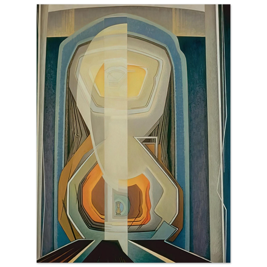 Lawren Harris - Abstract Painting #20 - 1942  75x100 cm / 30x40inches Fine Art Poster